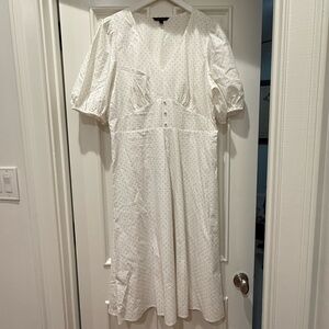 White Polka Dot Dress